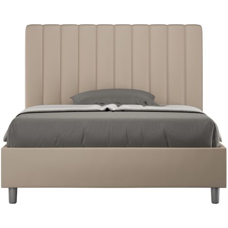 Cama Agueda 160x200 sin base tórtola