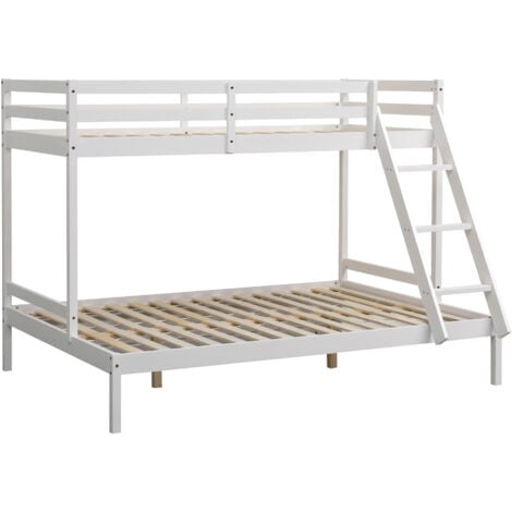 CLP Cama alta Lilly Blanco 80x200 cm / 120x200 cm