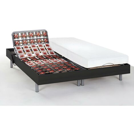 Ventadecolchones - Cama Articulada Reforzada Adaptator + Colchón  viscoelástico Visco 5 y Mando con Cable Medida 135 x 180 cm : :  Hogar y cocina