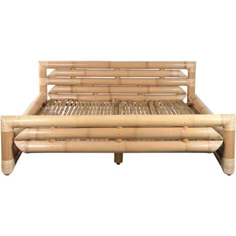 Cama Bambu Ratan 202,5X220X74 180X200 Colchon