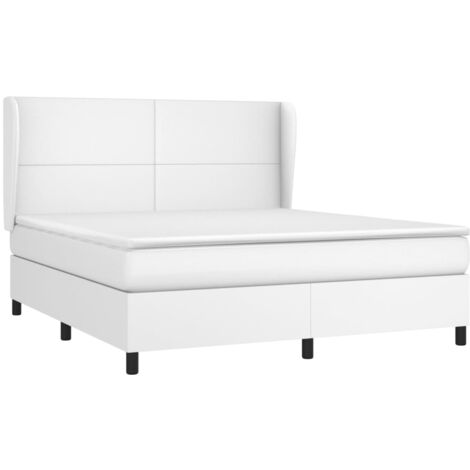 vidaXL Cama Box Spring con Colchón Cuero Sintético Multicolores/talles/modelos