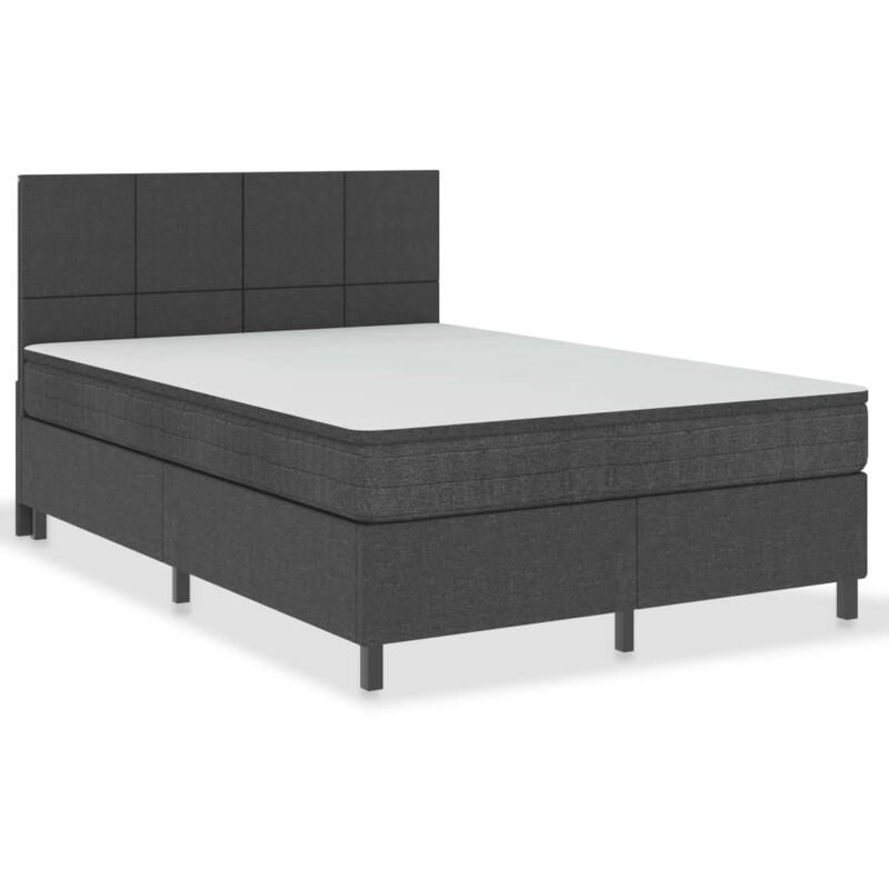 

Cama Box Spring Tela Gris Oscuro 160x200 cm Modelo 6 - Gris - Vidaxl