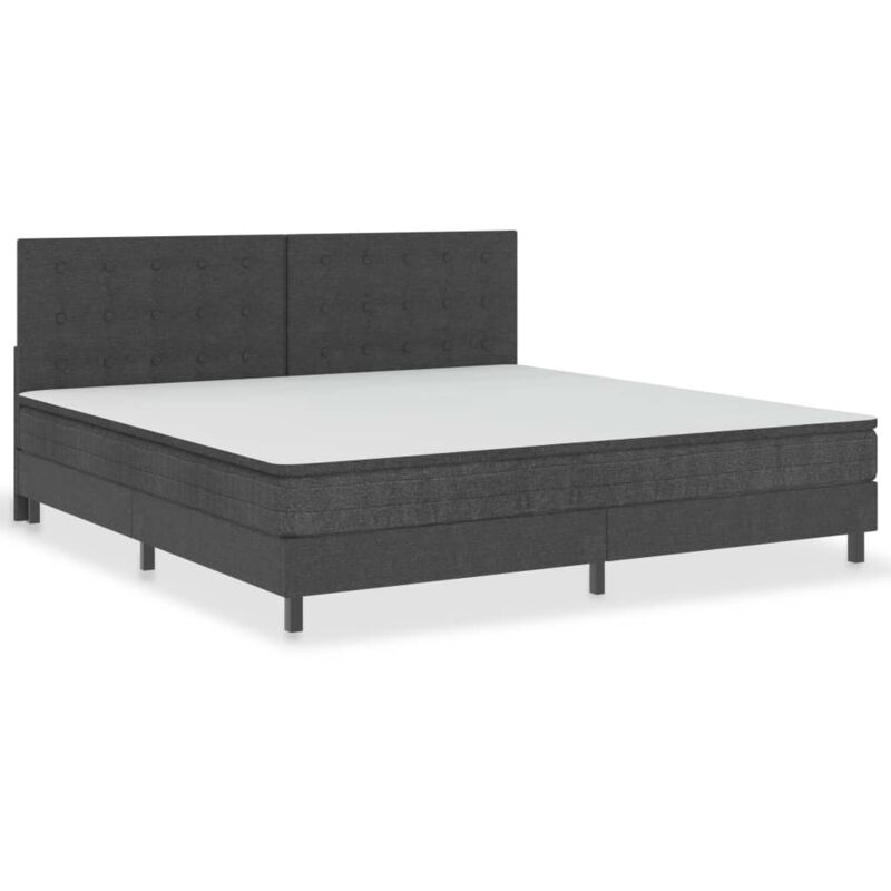 

Cama Box Spring Tela Gris Oscuro 200x200 cm Modelo 2 - Gris - Vidaxl