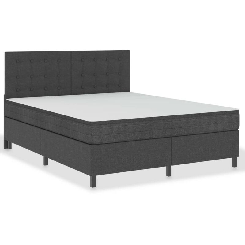 

Cama Box Spring Tela Gris Oscuro 180x200 cm Modelo 5 - Gris - Vidaxl