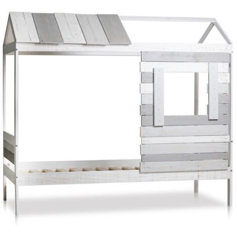 Cama cabaña Barnie W Vintage - Grayscale (ancho) x 181,5cm (alto)