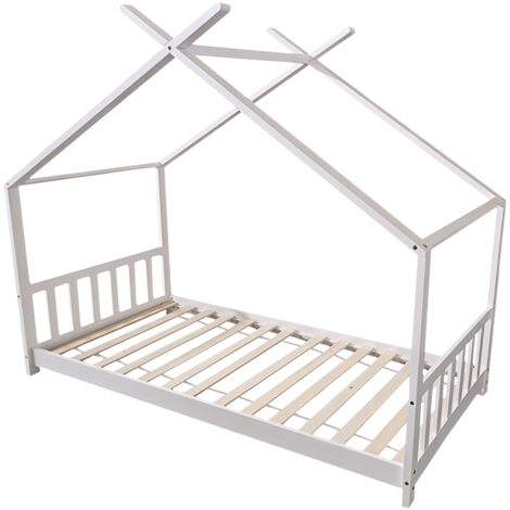 Cama cabaña para niños 190x90cm blanco GASPARD