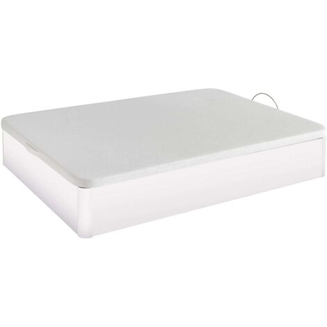 Cama Canapé 150x190 cm Base Tapizada Blanco