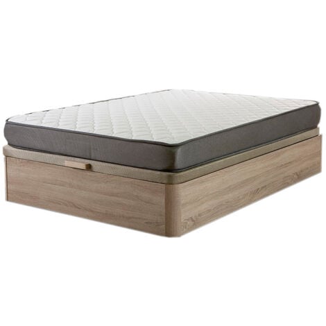 SALDOSYSTOCKS Cama Canape Abatible + Colchon (90, 105, 135, 150cm x 190cm)