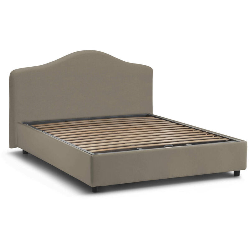 

Cama Claudia Doble Con Contenedor Color Tortora