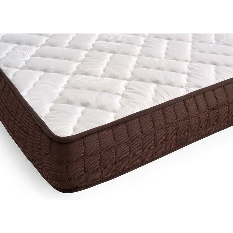 

Cama Completa - Colchon Viscobrown Doble Capa Viscosoft, Altura 15 cm + Somier Multilaminas + Patas de 32 cm, 120x180 cm