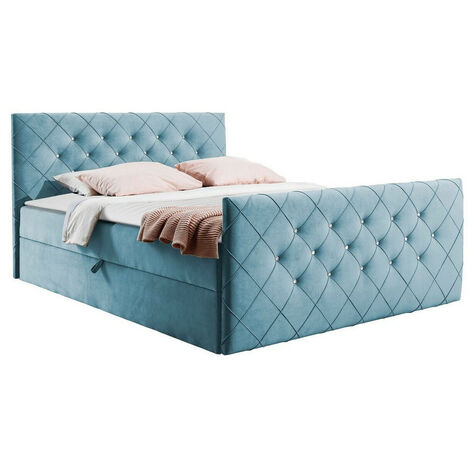 Cama continental Baltimore 158, Magic Velvet 2260, Continental, Individuales, 120x200, Tapiz, Somieres, 124x213x103cm