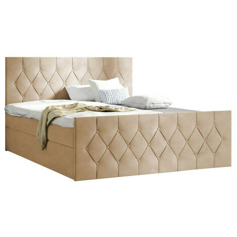 Cama continental Hortulus II, Mikrofaza 05, Continental, Doble, 160x200, Tapiz, Somieres, 167x216x103cm
