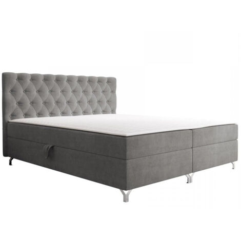 Cama continental Memphis 141, Manila 16, Continental, Doble, 160x200, Somieres, 166x207x114cm