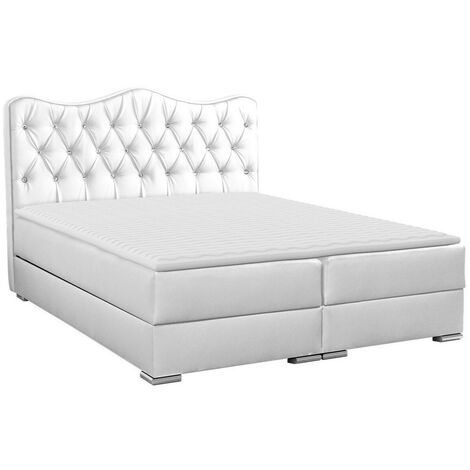 Cama continental Tectum I , Continental, Individuales, 120x200, Cuero ecológico, Somieres, 120x212x125cm
