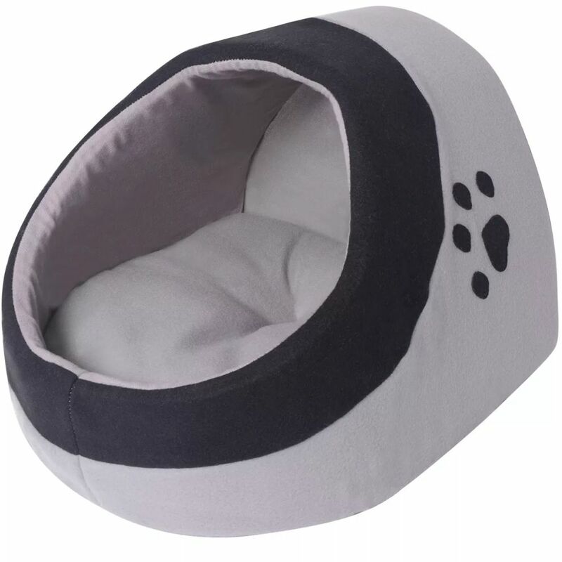 

Cama cubo para gatos tamaño XL gris y negra