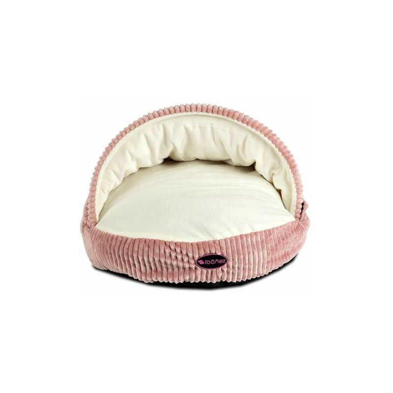 

Cama cueva pana suave CAMA CUEVA PANA ROSA