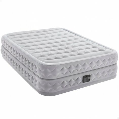Cama de aire doble Supreme Air-Flow con Fiber-Tech INTEX