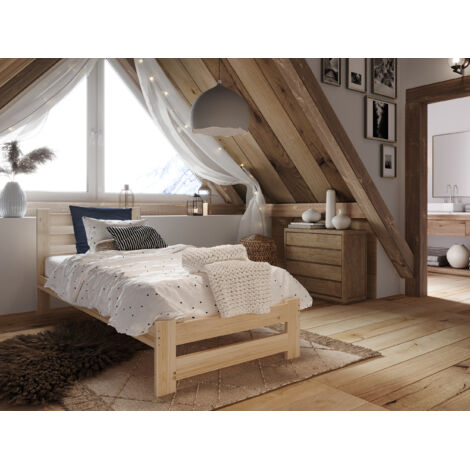 Cama de madera - 100x200 Nebraska