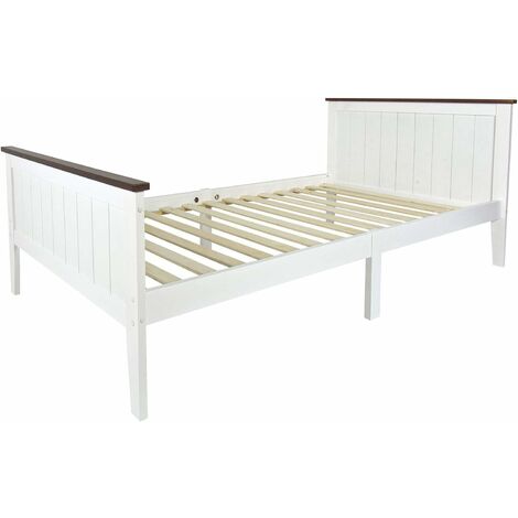 Cama de madera PARIS WALNUT 200x90