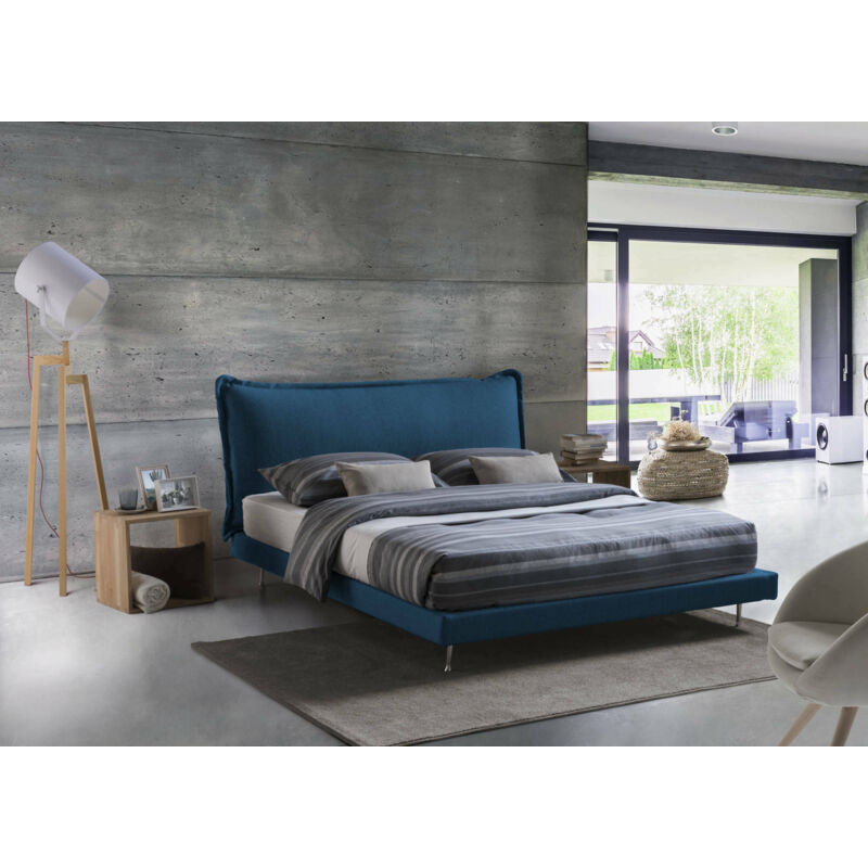

Colchon De Cama Tania Ligero. Color Azul Fijo