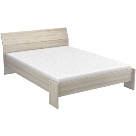 Cama de Matrimonio Prins Color Roble Shannon 135-140x190/200 cm