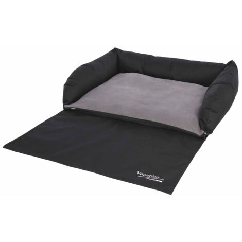 Cama de coche para perros gris y negro 80x60 cm Kerbl - Negro