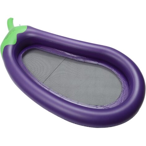 Cama de piscina de 185 cm x 85 cm Piscina hinchable Colchón hinchable para piscina Piscina de jardín Juegos acuáticos Colchón hinchable Colchón hinchable para adultos Sofá flotante PVC Morado, morado