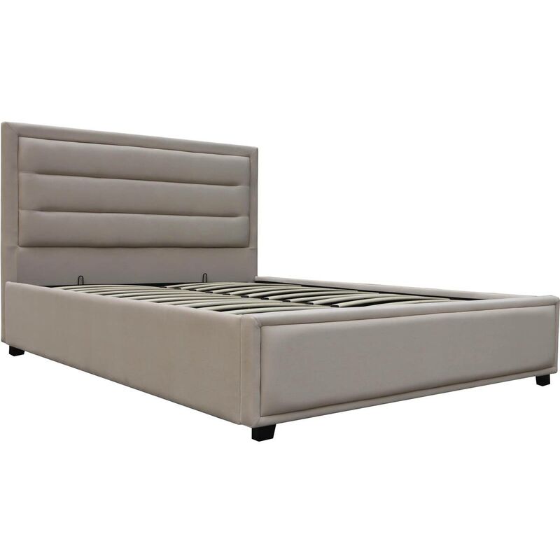 

Cama de terciopelo Moret - 140 x 190 cm - Beige