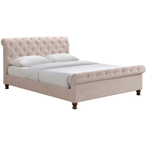 Cama doble 160200 terciopelo RILEY
