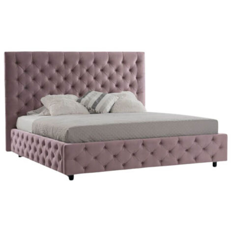 Cama doble contenedor Sondrio rosa
