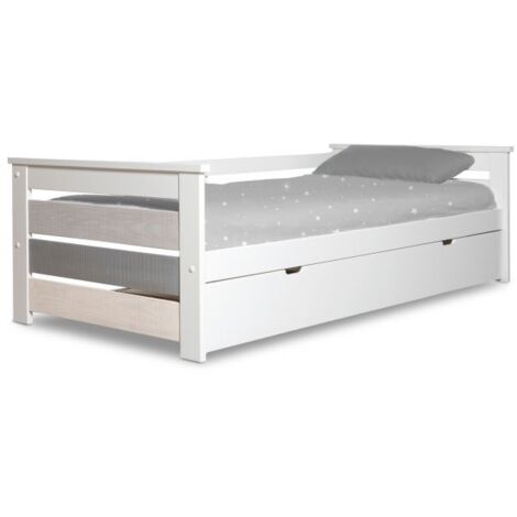 Cama doble juvenil Ocean Blanco - Vintage Colors (ancho) x 62cm (alto)