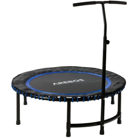 Cama elástica de ejercicios Minicama elástica Cama de fitness Redondear azul