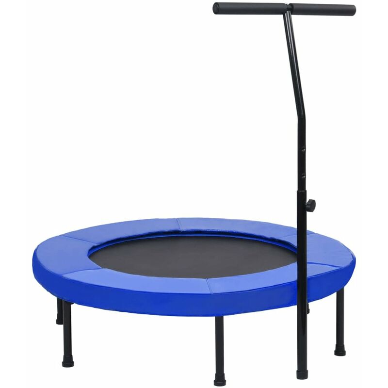 

Happyshopping - Cama elastica fitness con asa y almohadilla de seguridad 102 cm