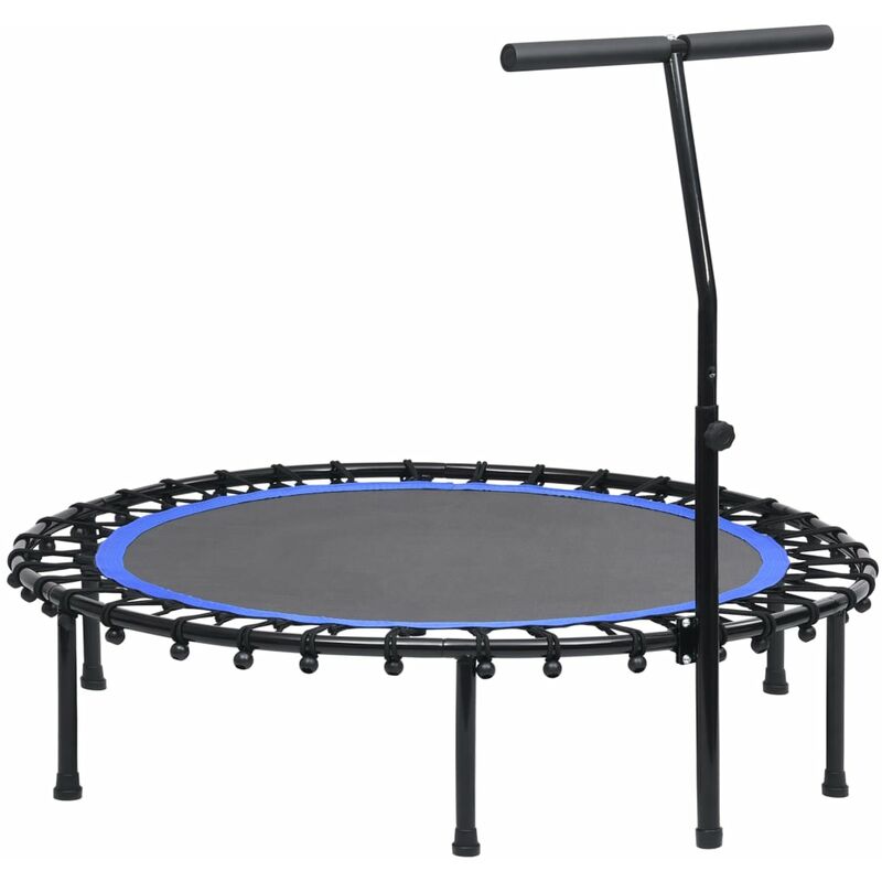 

vidaXL Cama Elástica Fitness con Mango 122 cm - Negro