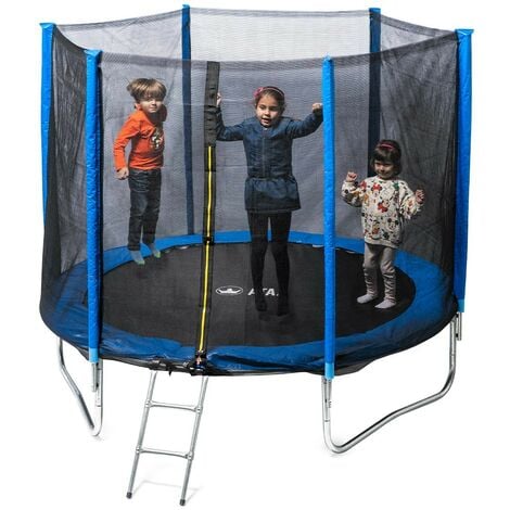Trampolín de Fitness Φ101 cm, Mini trampolín para Exteriores/Interiores,  trampolín para Adultos y niños con