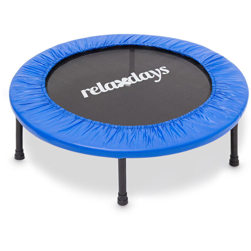 

Cama Elástica, Colchoneta, Trampolín Gimnasia, 96 cm Diámetro, Hasta 100 kg, Entrenar Aeróbico Jardín, Azul