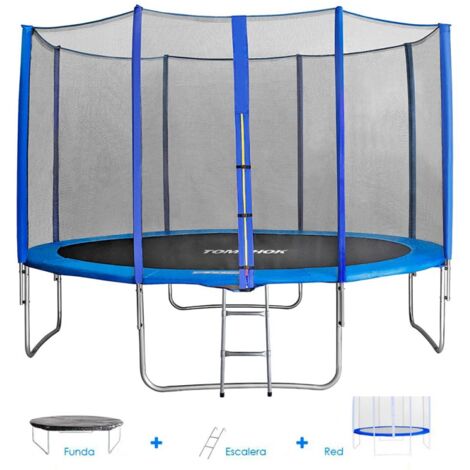 Cama elástica trampolín Tomahok 3,70 m - hasta 150 kg