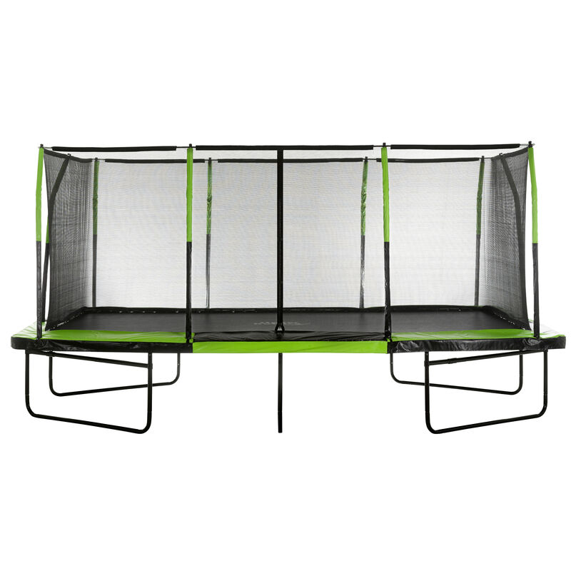 

Cama Elástica Trampolín Rectangular para Jardín y Exterior con Red de Seguridad | 518 x 305 cm