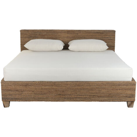 Cama Fibra De Banana Teca 192X220X92 180X200