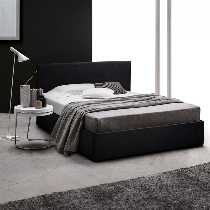 

Llb Living Life Bed - Cama francesa de 15 plazas con red y contenedor 120x190 Basel | Color: Negro