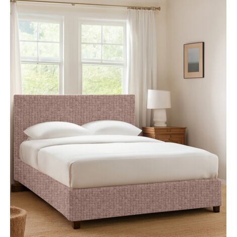 Cama Individual Dagenham, Desenfundable, Hecha en Italia, Rosa Antiguo