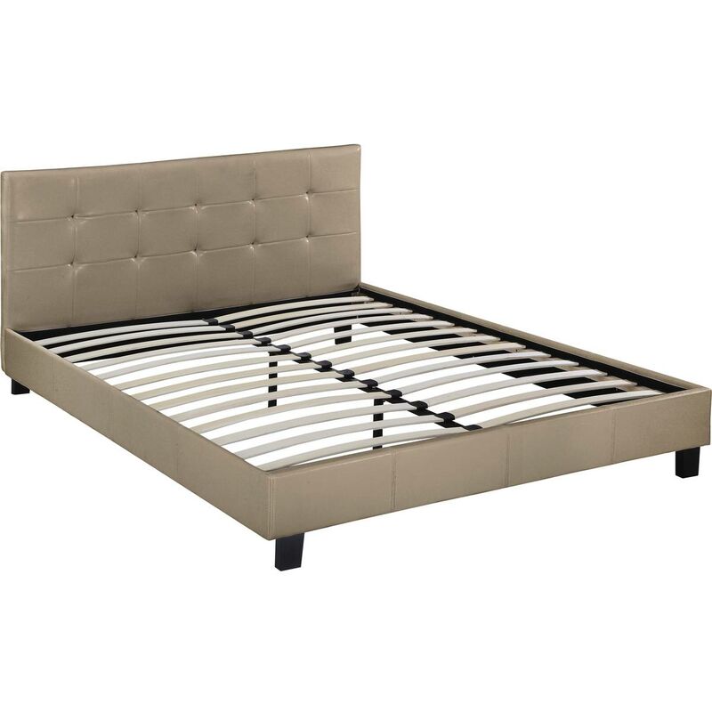 

Habitat Et Jardin - Cama Julia - 160 x 200 - Taupe