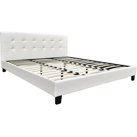 HABITAT ET JARDIN Cama "Julia" - 180 x 200 - Blanco