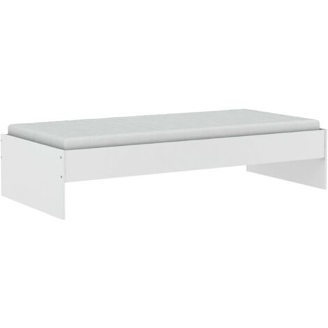 Cama Juvenil Tidy Blanca Habitación Juvenil 90x200 cm Sin Somier