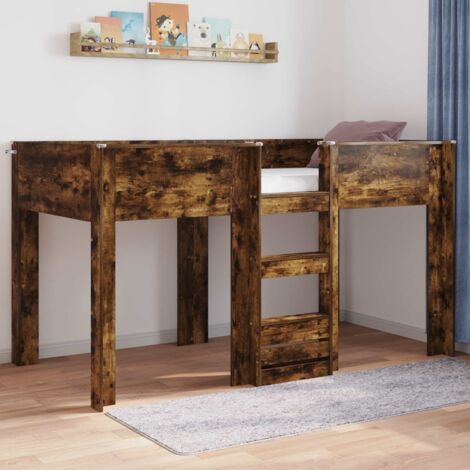 Cama Litera para Niños Roble ahumado 80 x 200 cm