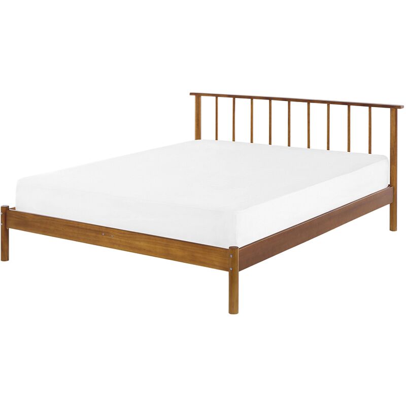 

Beliani - Cama de madera clara 140 x 200 cm BARRET