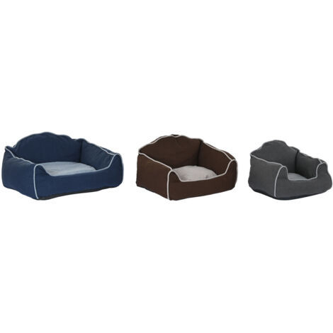 Cama Mascota Set 3 Poliester 72X61X34 Azul RM205856