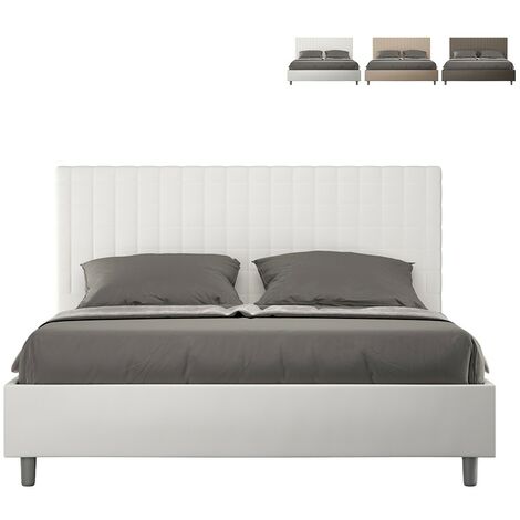 Cama matrimonio 160x200 contenedor diseño moderno Sunny M1