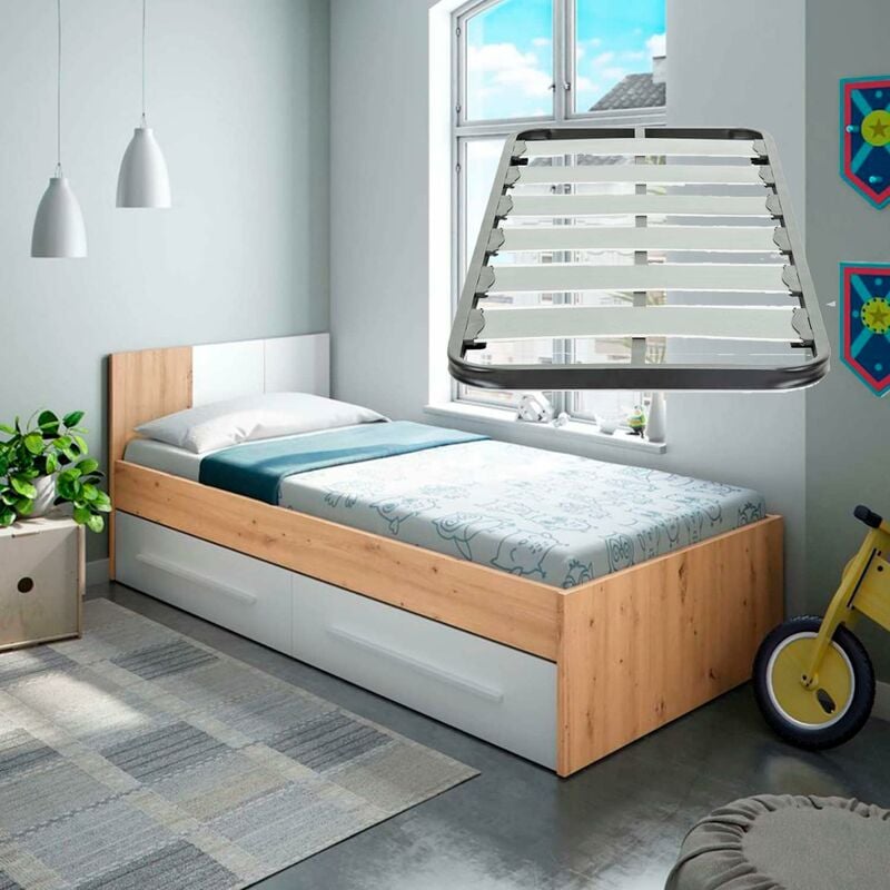 

Cama Nido infantil con ESCRITORIO , incluido gran cajon y estante