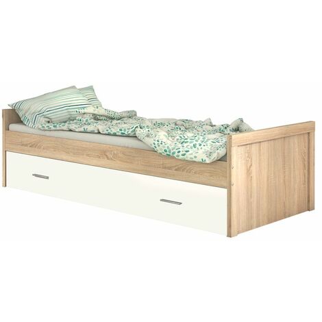 HOMESOUTH Cama nido Lara Cambria - Blanco 98cm (ancho) x 58cm (alto)